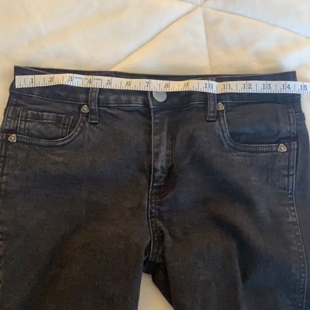 Black ankle slit jeans - Picture 5 of 7